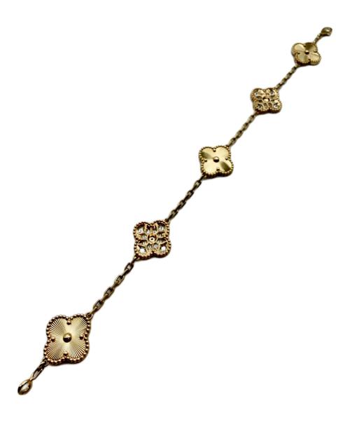 VAN CLEEF & ARPELS（ヴァンクリーフ＆アーペル）VAN CLEEF & ARPELS Guilloché Vintage Alhambra 5-Motif/ギヨシェヴィンテージアルハンブラ 5P/VCARP4KN00 サイズ:Vintage/ヴィンテージ/17.5cmの古着・服飾アイテム