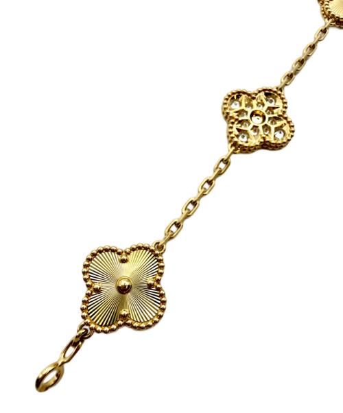 VAN CLEEF & ARPELS（ヴァンクリーフ＆アーペル）VAN CLEEF & ARPELS Guilloché Vintage Alhambra 5-Motif/ギヨシェヴィンテージアルハンブラ 5P/VCARP4KN00 サイズ:Vintage/ヴィンテージ/17.5cmの古着・服飾アイテム