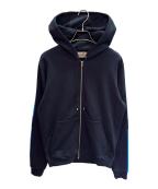 HERMESエルメス）の古着「ラインジップパーカー」｜ネイビー