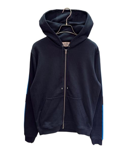 HERMES（エルメス）HERMES (エルメス) ラインジップパーカー ネイビー サイズ:XSの古着・服飾アイテム