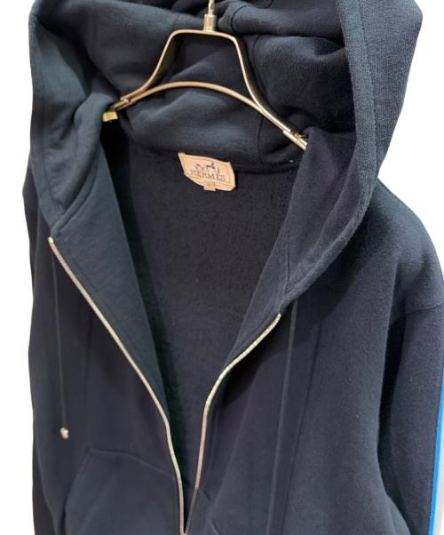 HERMES（エルメス）HERMES (エルメス) ラインジップパーカー ネイビー サイズ:XSの古着・服飾アイテム