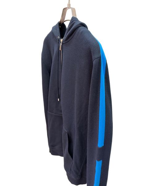 HERMES（エルメス）HERMES (エルメス) ラインジップパーカー ネイビー サイズ:XSの古着・服飾アイテム