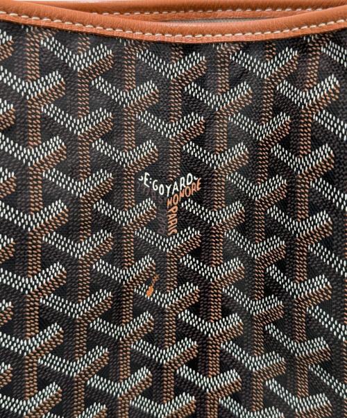 GOYARD（ゴヤール）GOYARD (ゴヤール) サンルイMM トートバッグ ブラック×ブラウン サイズ:MMの古着・服飾アイテム