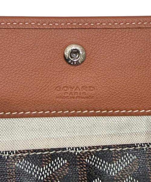 GOYARD（ゴヤール）GOYARD (ゴヤール) サンルイMM トートバッグ ブラック×ブラウン サイズ:MMの古着・服飾アイテム