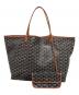 GOYARD（ゴヤール）の古着「サンルイMM トートバッグ」｜ブラック×ブラウン