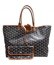 GOYARD（ゴヤール）の古着「サンルイPM/トートバッグ 現行クリップ付」｜ブラック