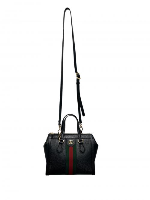 GUCCI（グッチ）GUCCI (グッチ) オフィディア スモールトートバッグ ブラックの古着・服飾アイテム