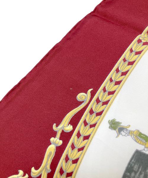 HERMES（エルメス）HERMES (エルメス) カレ90/ロンシャンへの散歩 レッド サイズ:90の古着・服飾アイテム