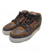 LOUIS VUITTONルイ ヴィトン）の古着「LV Trainer Line Sneakers Ebene/LVトレイナー・ライン スニーカー エベヌ/1A8A9N」｜ブラウン