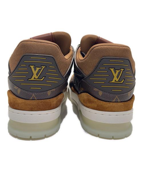 LOUIS VUITTON（ルイ ヴィトン）LOUIS VUITTON (ルイ ヴィトン) LV Trainer Line Sneakers Ebene/LVトレイナー・ライン スニーカー エベヌ/1A8A9N ブラウン サイズ:8の古着・服飾アイテム