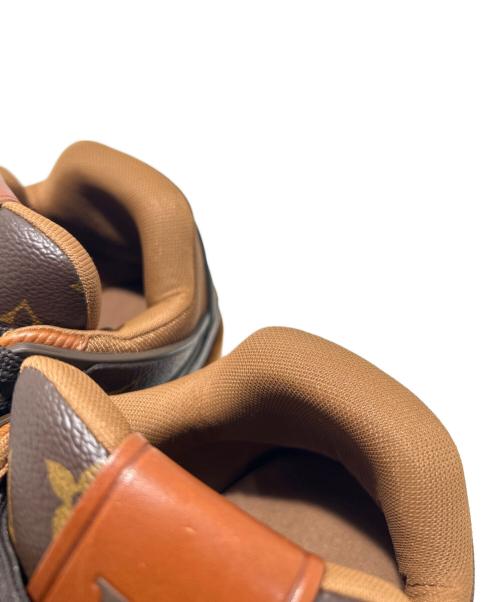 LOUIS VUITTON（ルイ ヴィトン）LOUIS VUITTON (ルイ ヴィトン) LV Trainer Line Sneakers Ebene/LVトレイナー・ライン スニーカー エベヌ/1A8A9N ブラウン サイズ:8の古着・服飾アイテム
