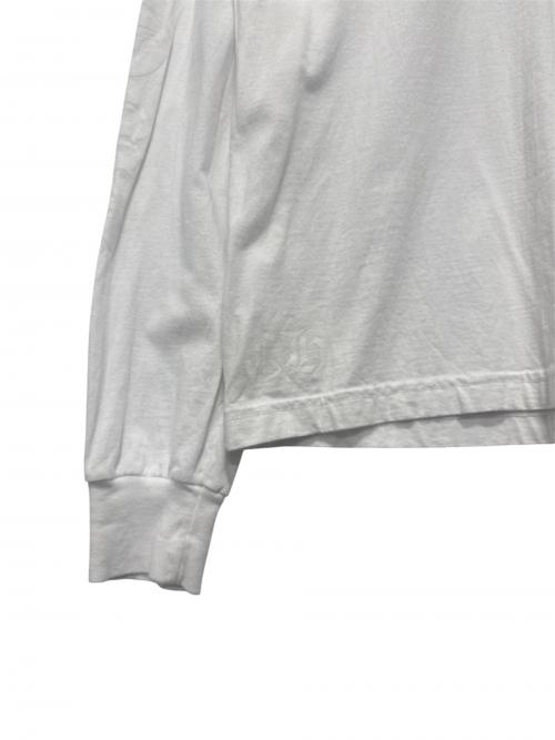 CHROME HEARTS（クロムハーツ）CHROME HEARTS (クロムハーツ) ネックプリントTシャツ ホワイト サイズ:Lの古着・服飾アイテム