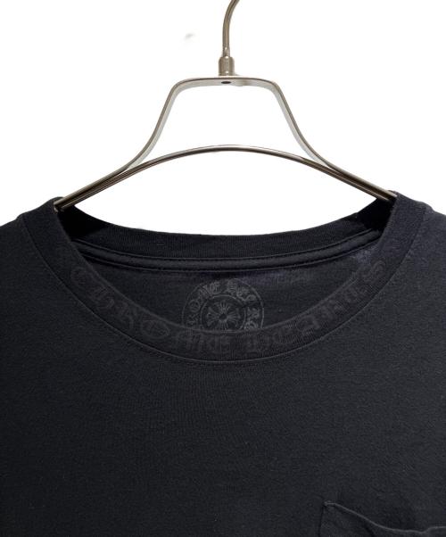 CHROME HEARTS（クロムハーツ）CHROME HEARTS (クロムハーツ) ネックプリントL/S Tシャツ ブラック サイズ:Mの古着・服飾アイテム