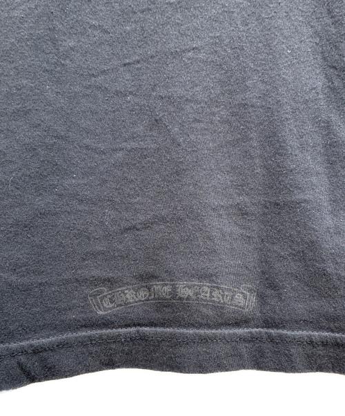 CHROME HEARTS（クロムハーツ）CHROME HEARTS (クロムハーツ) ネックプリントL/S Tシャツ ブラック サイズ:Mの古着・服飾アイテム