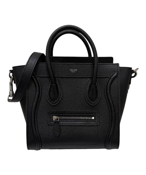 CELINE（セリーヌ）CELINE (セリーヌ) ラゲージ ナノ ショルダーバッグ ブラック サイズ:ナノの古着・服飾アイテム