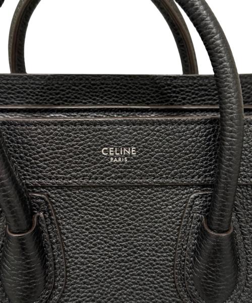 CELINE（セリーヌ）CELINE (セリーヌ) ラゲージ ナノ ショルダーバッグ ブラック サイズ:ナノの古着・服飾アイテム