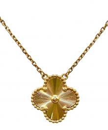 VAN CLEEF & ARPELS（ヴァンクリーフ＆アーペル）の古着「ヴィンテージアルハンブラギョーシェネックレス」