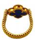 中古・古着 VAN CLEEF & ARPELS (ヴァンクリーフ＆アーペル) Reversible Blue Agate D-Ring/リバーシブルブルーアゲートDリング/VCARPGV152 サイズ:ｳﾞｨﾝﾃｰｼﾞ/52/12号：900000円