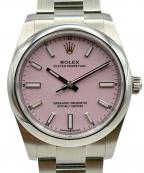 ROLEXロレックス）の古着「Oyster Perpetual 34/オイスターパーペチュアル34 Ref.124200 キャンディピンク文字盤」｜キャンディピンク