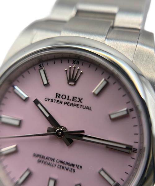 ROLEX（ロレックス）ROLEX (ロレックス) Oyster Perpetual 34/オイスターパーペチュアル34 Ref.124200 キャンディピンク文字盤 キャンディピンク サイズ:34の古着・服飾アイテム