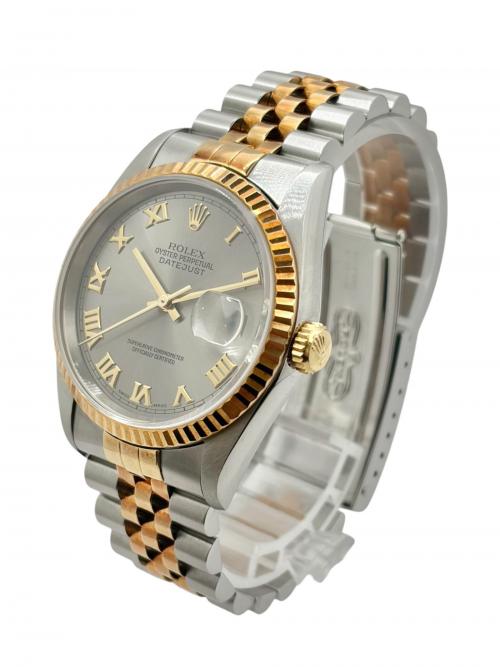 ROLEX（ロレックス）ROLEX (ロレックス) Datejust 36 デイトジャスト 36 Ref.16233 36mm グレーローマ文字盤 グレーローマ文字盤 サイズ:36mm/17.5cmの古着・服飾アイテム