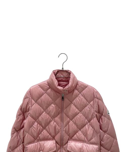 MONCLER（モンクレール）MONCLER (モンクレール) BINIC ダウンジャケット ピンクの古着・服飾アイテム