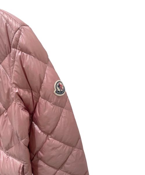 MONCLER（モンクレール）MONCLER (モンクレール) BINIC ダウンジャケット ピンクの古着・服飾アイテム