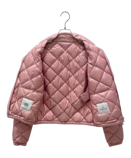 MONCLER（モンクレール）MONCLER (モンクレール) BINIC ダウンジャケット ピンクの古着・服飾アイテム