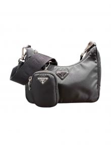 PRADA（プラダ）の古着「Re-Editon ショルダーバッグ」｜ブラック