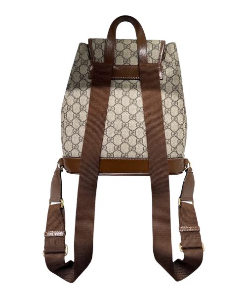 GUCCI（グッチ）GUCCI (グッチ) GG柄 リュクサック コーティングキャンバス ベージュの古着・服飾アイテム