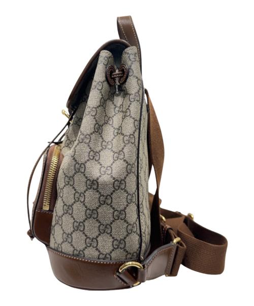 GUCCI（グッチ）GUCCI (グッチ) GG柄 リュクサック コーティングキャンバス ベージュの古着・服飾アイテム