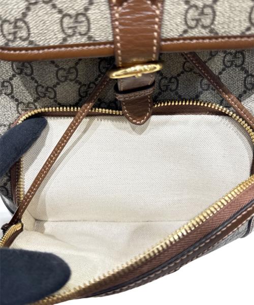 GUCCI（グッチ）GUCCI (グッチ) GG柄 リュクサック コーティングキャンバス ベージュの古着・服飾アイテム