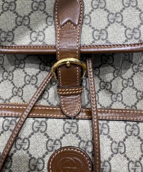 GUCCI（グッチ）GUCCI (グッチ) GG柄 リュクサック コーティングキャンバス ベージュの古着・服飾アイテム