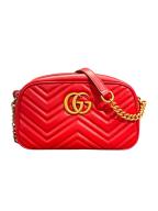GUCCIグッチ）の古着「ショルダーバッグ」｜レッド