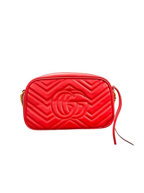 GUCCI（グッチ）GUCCI (グッチ) ショルダーバッグ レッドの古着・服飾アイテム