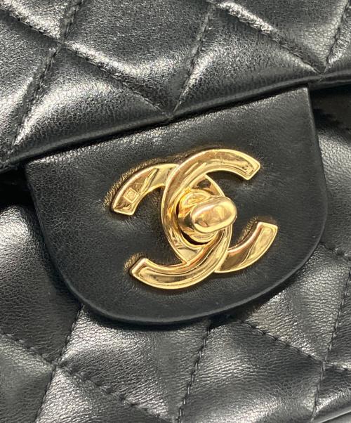 CHANEL（シャネル）CHANEL (シャネル) マトラッセ23/Wフラップチェーンショルダーバッグ ブラック サイズ:23の古着・服飾アイテム