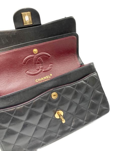 CHANEL（シャネル）CHANEL (シャネル) マトラッセ23/Wフラップチェーンショルダーバッグ ブラック サイズ:23の古着・服飾アイテム