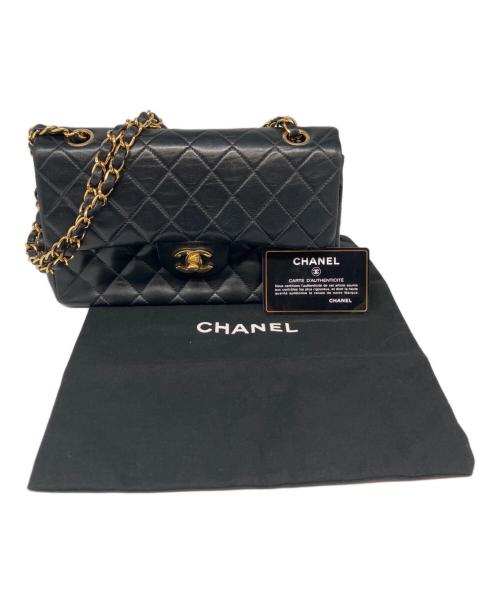 CHANEL（シャネル）CHANEL (シャネル) マトラッセ23/Wフラップチェーンショルダーバッグ ブラック サイズ:23の古着・服飾アイテム