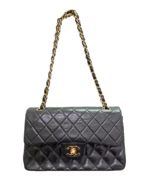 CHANEL（シャネル）CHANEL (シャネル) マトラッセ23/Wフラップチェーンショルダーバッグ ブラック サイズ:23の古着・服飾アイテム