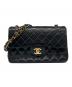CHANEL（シャネル）の古着「マトラッセ23/Wフラップチェーンショルダーバッグ」｜ブラック