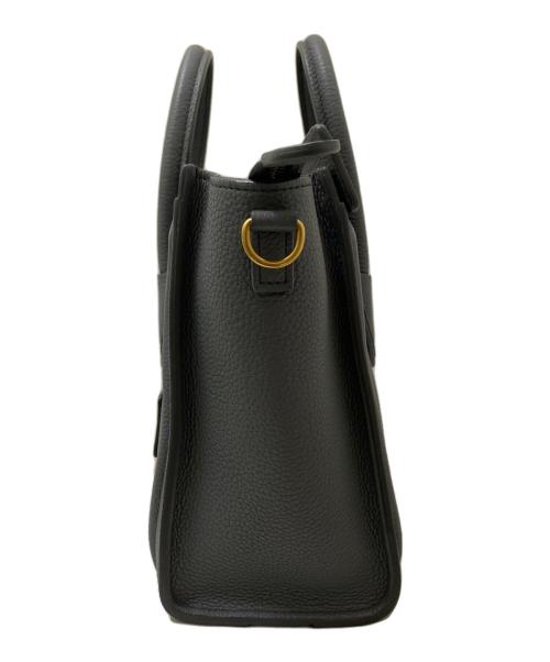 CELINE（セリーヌ）CELINE (セリーヌ) ラゲージナノショッパーハンドバッグ グレー サイズ:ナノの古着・服飾アイテム