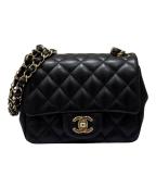 CHANELシャネル）の古着「ミニマトラッセ チェーンショルダーバッグ」｜ブラック