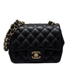 CHANEL（シャネル）の古着「ミニマトラッセ チェーンショルダーバッグ」｜ブラック