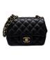 CHANEL（シャネル）の古着「ミニマトラッセ チェーンショルダーバッグ」｜ブラック
