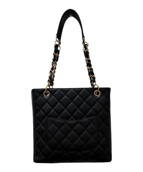 CHANEL（シャネル）CHANEL (シャネル) PSTトートバッグ ブラックの古着・服飾アイテム