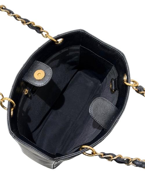 CHANEL（シャネル）CHANEL (シャネル) PSTトートバッグ ブラックの古着・服飾アイテム