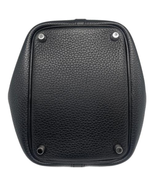 HERMES（エルメス）HERMES (エルメス) ピコタンPM/Picotin Lock 18/トリヨンクレマンス/Z刻印/シルバー金具/ハンドバッグ/レザーバッグ ブラック サイズ:PMの古着・服飾アイテム