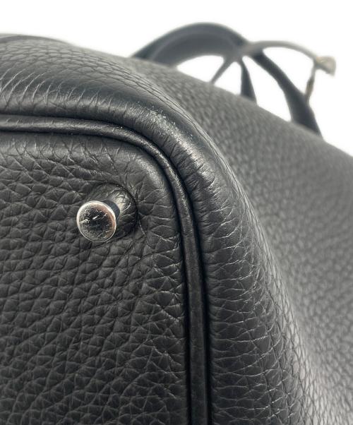HERMES（エルメス）HERMES (エルメス) ピコタンPM/Picotin Lock 18/トリヨンクレマンス/Z刻印/シルバー金具/ハンドバッグ/レザーバッグ ブラック サイズ:PMの古着・服飾アイテム