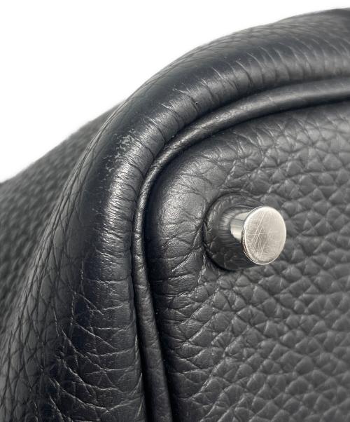 HERMES（エルメス）HERMES (エルメス) ピコタンPM/Picotin Lock 18/トリヨンクレマンス/Z刻印/シルバー金具/ハンドバッグ/レザーバッグ ブラック サイズ:PMの古着・服飾アイテム