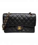 CHANELシャネル）の古着「マトラッセ23/Wフラップチェーンショルダーバッグ/キャビアスキン/ゴールド金具/1919****/2014年頃」｜ブラック×ゴールド金具